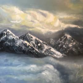 Горы в облаках