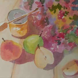 натюрморт в теплых тонах, сюжет 5