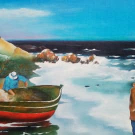 Рыбацкая лодка, сюжет 2