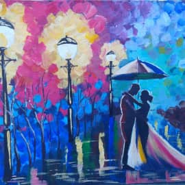 Осеняя свадьба. В стиле "Афремов".