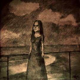 Девушка на мосту