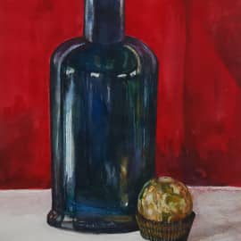 натюрморт в ярких цветах