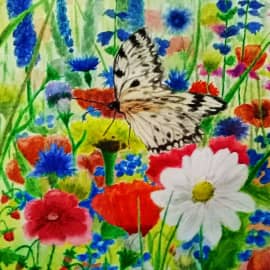 На солнечной полянке