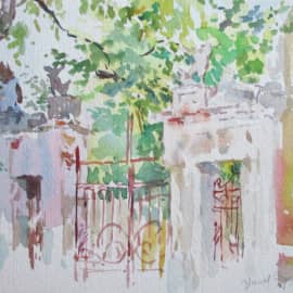 Городские ворота, после жаркого дня.