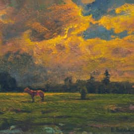 Золотистые тучи