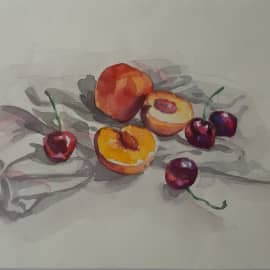 натюрморт в нежных тонах, сюжет 3