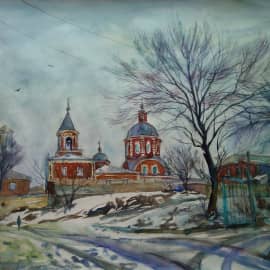 Оттепель. Ильинский храм.