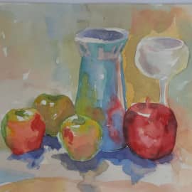 натюрморт в ярких цветах, сюжет 5