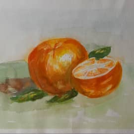 натюрморт в теплых тонах, сюжет 2