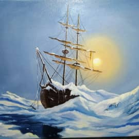 Корабль во льдах (по мот.раб. Марек Ружик)