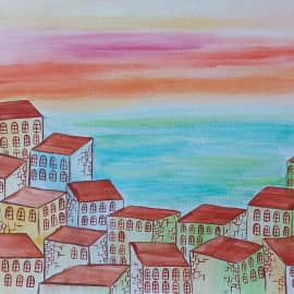 Домики у моря.