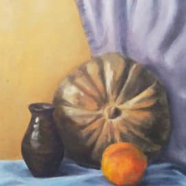 Этюд с тыквой