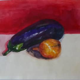 натюрморт в ярких цветах, сюжет 2