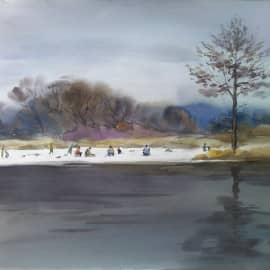 Фанаты подлёдного лова