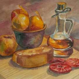 натюрморт в теплых тонах, сюжет 10