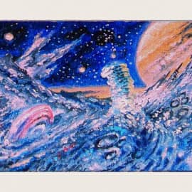 Ледяная луна и НЛО.