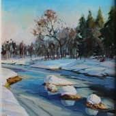 Речка Клязьма, поселок Менделеево