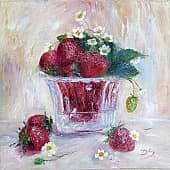 Клубничный натюрморт