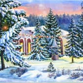 Зима в Заволжье