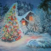 Нарядная елка.