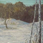 Этюд. Март. Вечереет