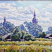 Этюд село Волково