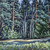 Этюд "Лесная опушка"