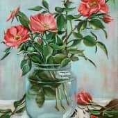 Цветы в банке