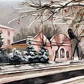 Зимний город