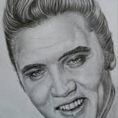 Портрет Элвиса Пресли