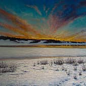 Красочный закат