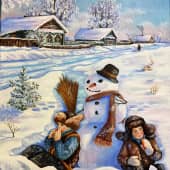 Вкусная марковь на морозе