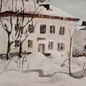 Зима на Заречной улице.  г Струнино Владимирской обл.