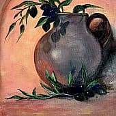 Натюрморт с оливками