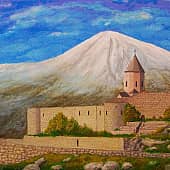 Монастырь Хор Вирап у горы Арарат