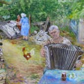 Мелодия сельского дворика.