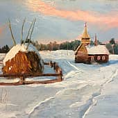 Стог и церковка