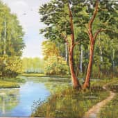 Лесное озеро (4)