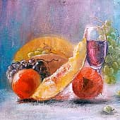 Натюрморт с дыней