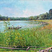 Вид На Мост На Бутырки Старый Пляж Сенгилей