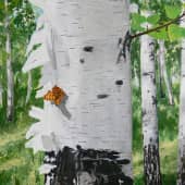 Встреча среди берёз.