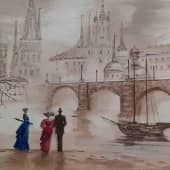 " Акварель по мотивам"