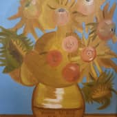 Яблоки в Подсолнухах Ван Гога 2003