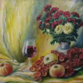 Просто натюрморт над кухонным столом