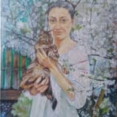 Автопортрет с Моней