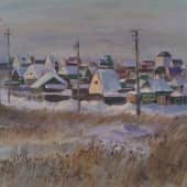 Этюд "вид из окна"