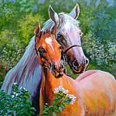 "Пара лошадей"