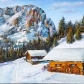 Зимний день в горах