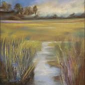 Пейзаж с ручьем