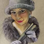 Дама с веером